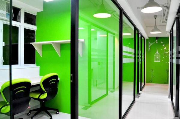 公司最近寫字樓裝修案例展示